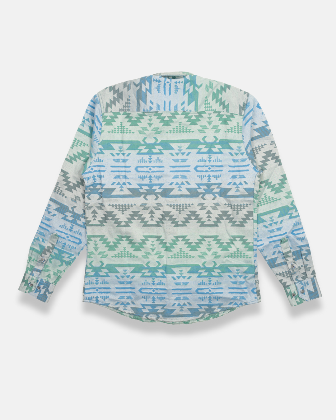 Camisa caballero patrones azul piedra