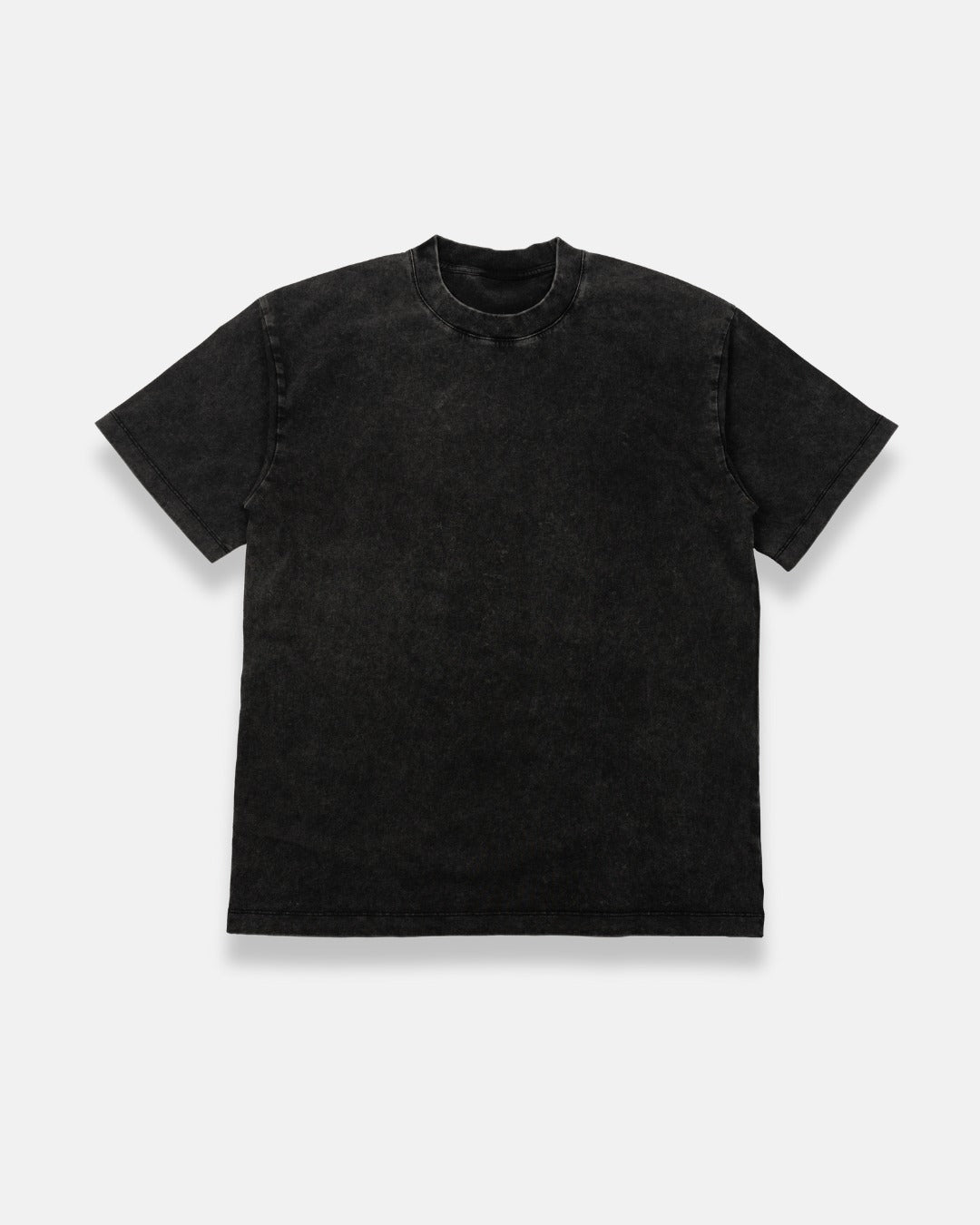 Playera hombre acidwash negro